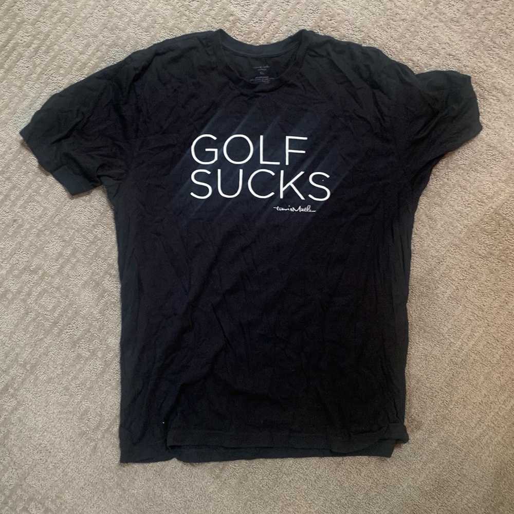 Travis Mathew Golf Sucks shirt